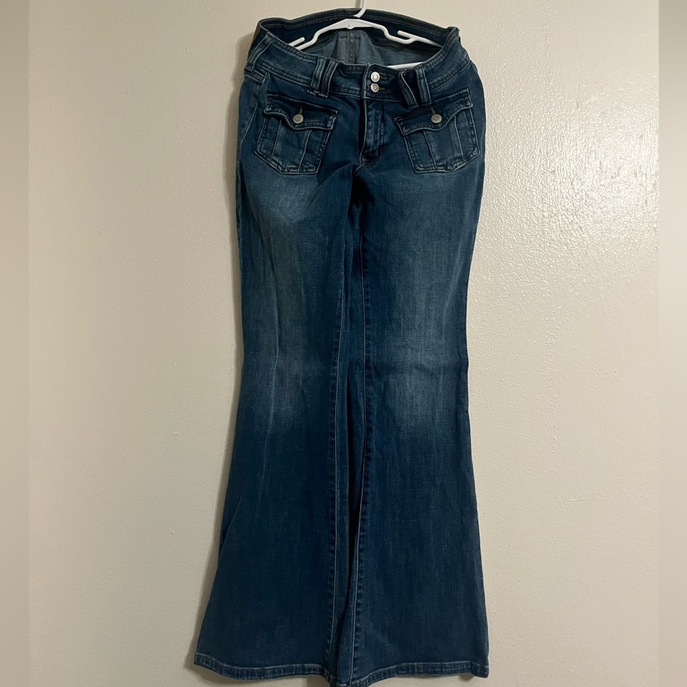 Aeropostale Blue Flare & Wide Leg Jeans